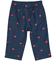Flöss Trousers - Amee - Denim - Mid Blue Heart