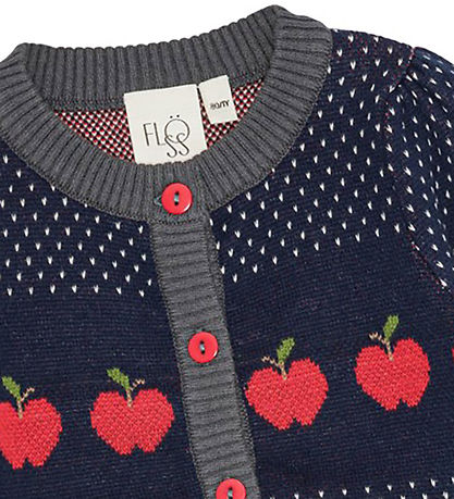 Flöss Cardigan - Knitted - Esther - Navy Space
