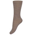 Condor Knee-High Socks - Rib - Wool - Sand