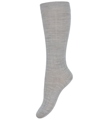 Condor Kniestrümpfe - Rib - Wolle - Blei