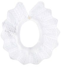 Condor Teething Bib - Knitted - White