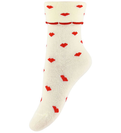Flöss Strumpor - 2-pack - Viola - Heart