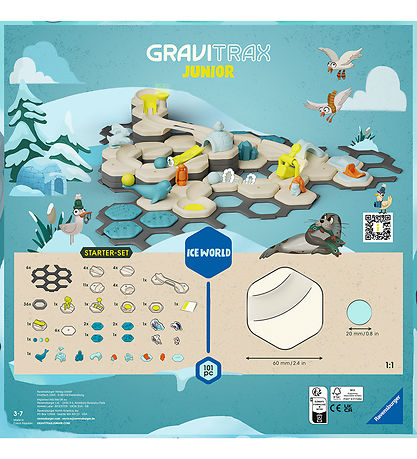GraviTrax Junior Byrjun-Setja - Ice - 101 Partar