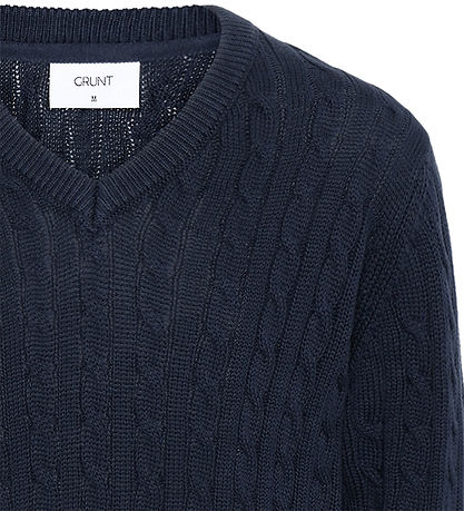 Grunt Bluse - Strick - GrAron - Navy