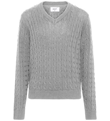 Grunt Blouse - Knitted - GrAron - Grey Melange