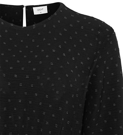 Grunt Dress - GrSpelug - Dot - Black