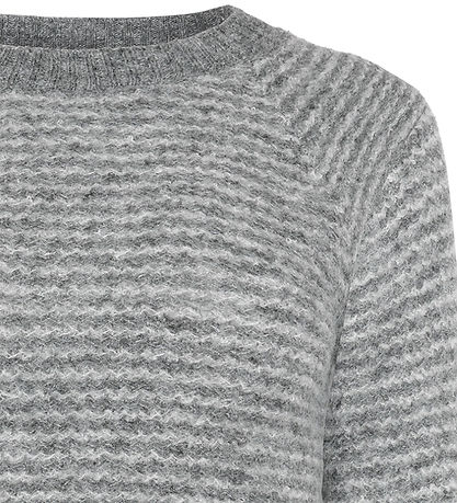 Grunt Blouse - Knitted - GrCienne - Dark Grey