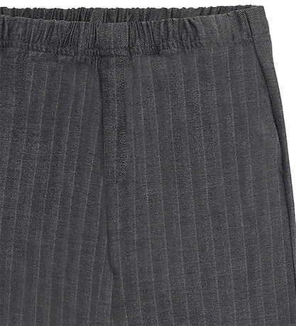 Grunt Trousers - GrLotte - Pin - Dark Grey