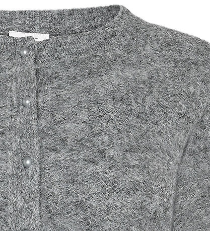 Grunt Cardigan - Knitted - GrLins - Dark Grey