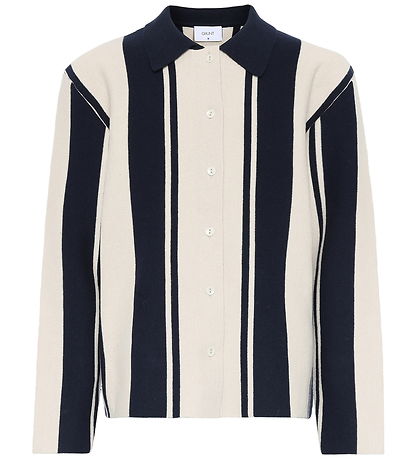 Grunt Cardigan - Knitted - GrBaja - Navy-Sand