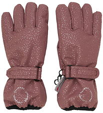 En Fant Gloves - Frosted Almond w. Glud Dots