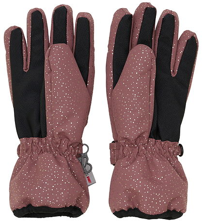 En Fant Gloves - Frosted Almond w. Glud Dots