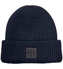 Color Kids Beanie - Wool/Acrylic - Total Eclipse