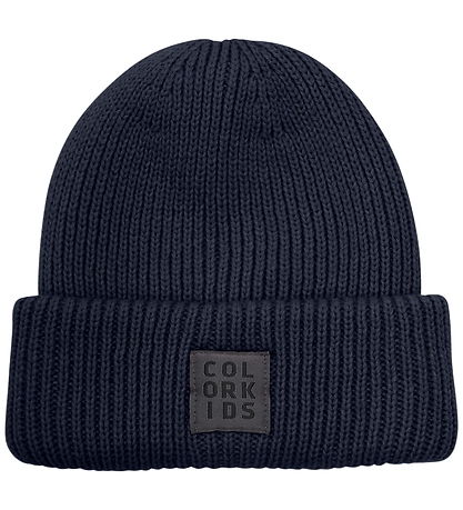 Color Kids Beanie - Wool/Acrylic - Total Eclipse
