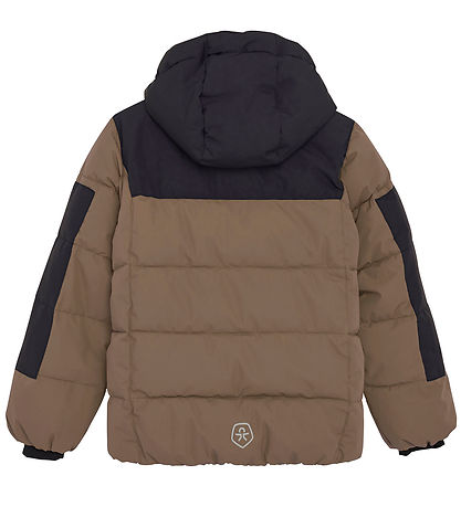 Color Kids Down Jacket - Quilt - Fossil