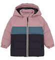 Color Kids Down Jacket - Quilt & Colorbl. - Woodrose