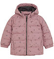 Color Kids Down Jacket - Quilt & AOP - Woodrose