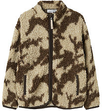 Name It Fleece Jacket - NkmOzias - Iceland Fossil/DELICIOSO