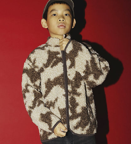 Name It Fleece Jacket - NkmOzias - Iceland Fossil/DELICIOSO