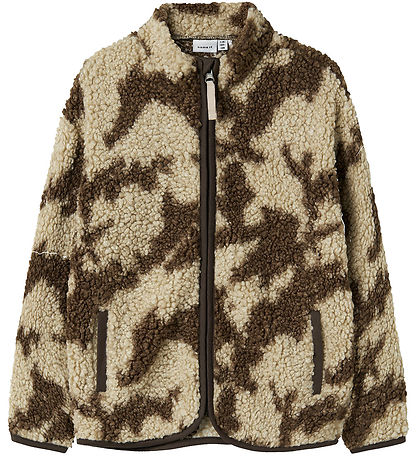 Name It Fleece Jacket - NkmOzias - Iceland Fossil/DELICIOSO