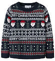 Name It Sweatshirt - NmnRastokka - Knitted - Dark Sapphire