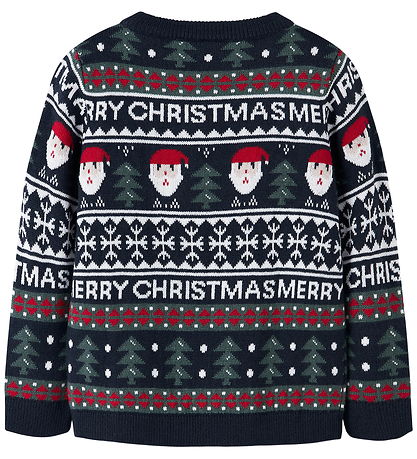 Name It Sweatshirt - NmnRastokka - Knitted - Dark Sapphire