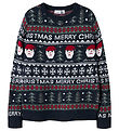 Name It Sweatshirt - NknRastokka - Knitted - Dark Sapphire