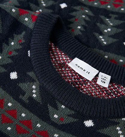 Name It Sweatshirt - NknRastokka - Gebreid - Dark Sapphire