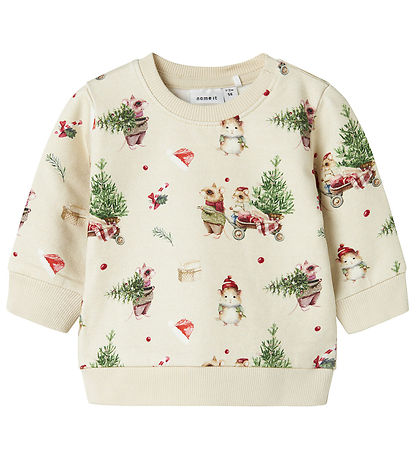 Name It Sweatshirt - NbnRenu - Peyote Melange