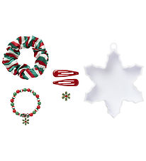 Name It Hair clips - NkfRistmas - Cloud Dancer/SNOWFLAKE