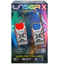 Laser X - Walkie Talkie - 500 M - White/Grey