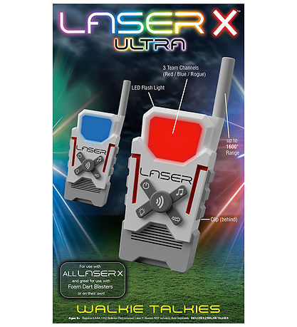 Laser X - Talstöð - 500 M - Hvít/Grátt