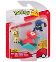Pokémon Battle Figure - Mimikyu/Porygon/Croagun - 3 Pakki