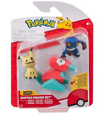 Pokémon Battle Figure - Mimikyu/Porygon/Croagun - 3-Pack