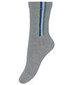 Melton Strumpor - Light Grey Melange