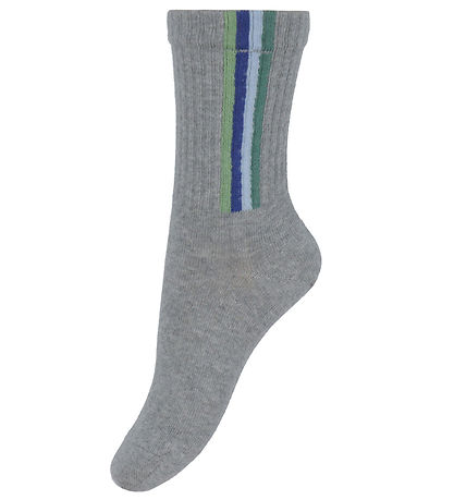 Melton Strumpor - Light Grey Melange