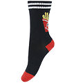 Melton Strumpor - Franska Fries - Black