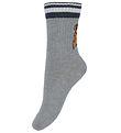 Melton Socks - Tiger - Light Grey Melange