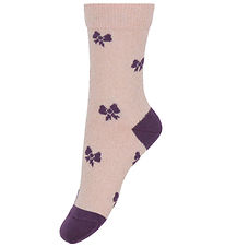 Melton Socks - Glitter - Crystal Pink