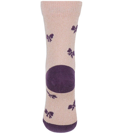 Melton Socks - Glitter - Crystal Pink