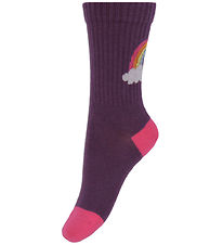 Melton Socks - Rainbow - Hydrangea