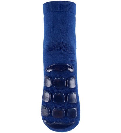Melton Strumpor - Anti-Slip - Hamburgare - True Blue