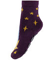 Melton Socks - Anti-Slip - Shooting Star - Hydrangea