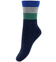 Melton Socks - Wide Stripes - June Bug