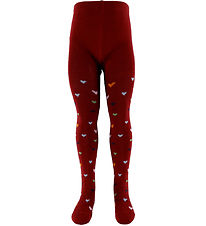 Melton Tights - Wild Hearts - Sundried Tomato
