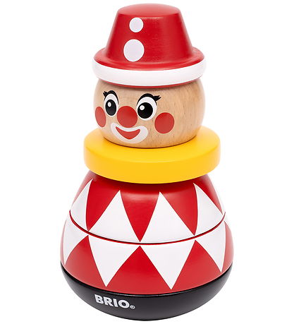 BRIO Stacking Blocks - Magnestic - Clown - 5 Parts