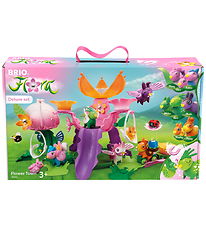 BRIO Flora Flower City w. Toy Figurine - 47 Parts
