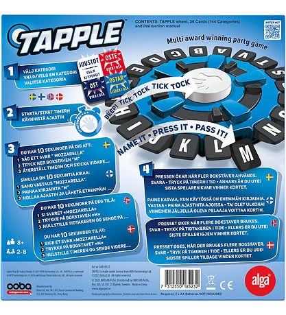 Jeu Alga - Tapple