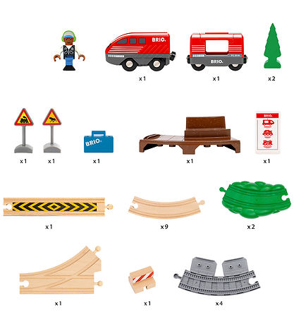 BRIO World Train set - Pull & Slip - 28 Parts