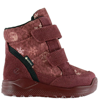 Ecco Vinterkängor - Tex - Urban Mini I Hög - Dark Ruby/Snöflinga